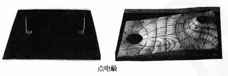 学生制作的立体模型-点电极